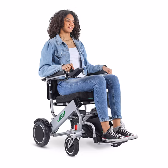 Hot Sale Best Quality Lightweight Folding Electric Wheelchair