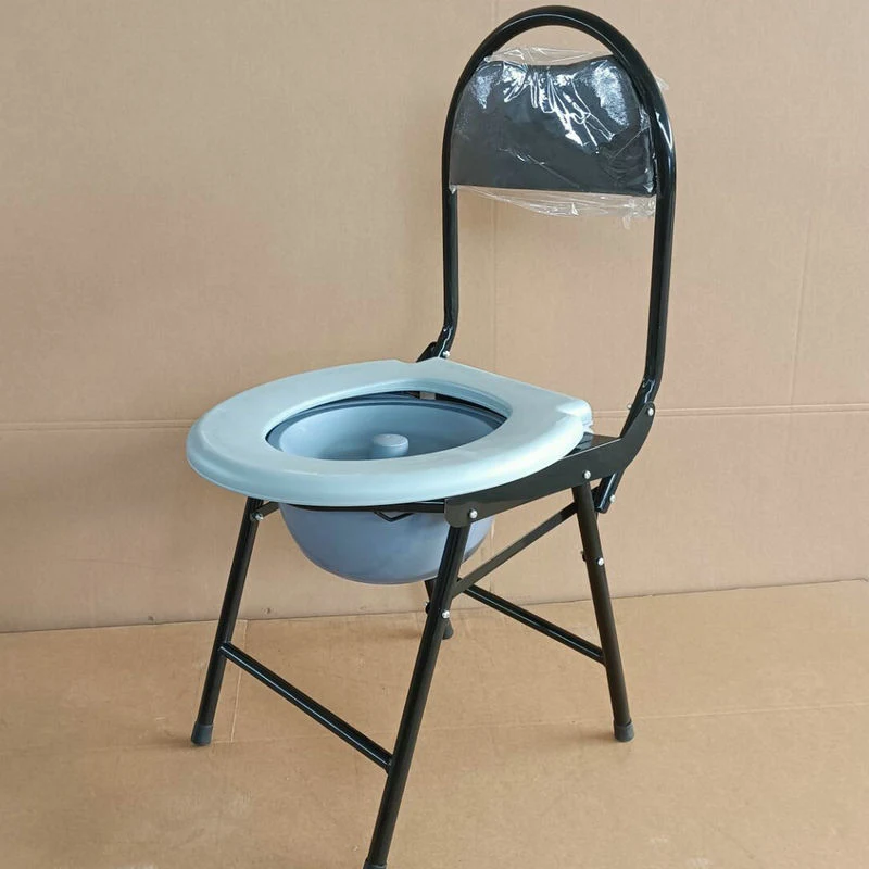 Elderly Anti-Slip Shower Chair Bathroom Safety Bath Chair Commode Chair